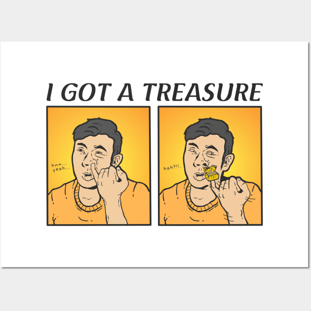 I GOT A TREASURE Wall Art by Vixie Hattori